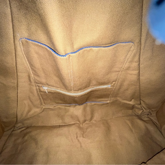 HANDMADE CANVAS Tote - perfect for the beach, YARD TOOLS, LOGS, one of a kind! - Picture 6 of 13